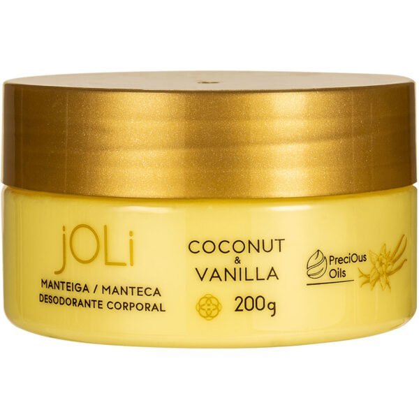 Manteca Desodorante Corporal Joli Coconut y Vanilla 200g